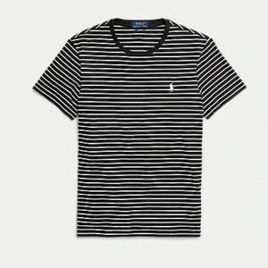 Polo Ralph Lauren Short Sleeves Black and White Shirt size L